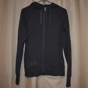 Grey long sleeve zip up